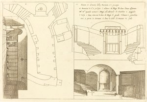 Piano ed elevazione della Chiesa della Santa Natività