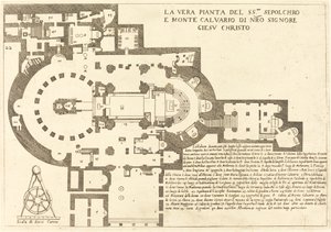 Piano del Santo Sepolcro e del Monte Calvario da Jacques Callot
