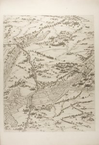 Tavola Tre da La Siège de la Rochelle da Jacques Callot