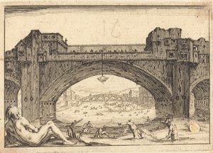Ponte Vecchio, Firenze da Jacques Callot