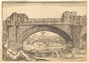 Ponte Vecchio, Firenze da Jacques Callot