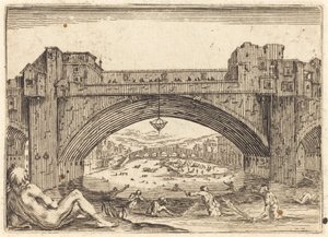 Ponte Vecchio, Firenze da Jacques Callot