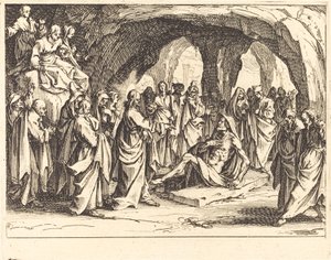 La resurrezione di Lazzaro da Jacques Callot
