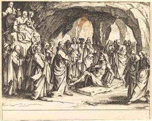 Resurrezione di Lazzaro da Jacques Callot