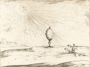 Raggi del sole da Jacques Callot