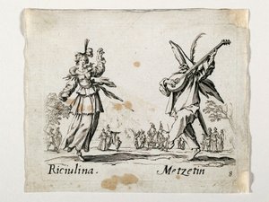 Riculina e Metzetin, figure della Commedia dell
