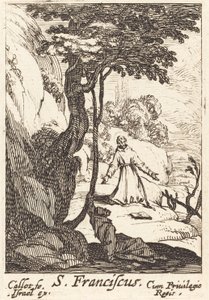 San Francesco, c. 1632 da Jacques Callot