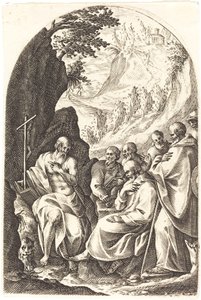 San Girolamo che istruisce i suoi discepoli nel deserto