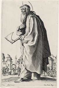 San Taddeo o San Giuda da Les Grands Apôtres, 1631 da Jacques Callot