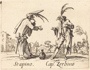 Scapino e Cap. Zerbino da Jacques Callot