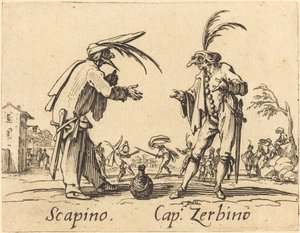 Scapino e Cap. Zerbino da Jacques Callot