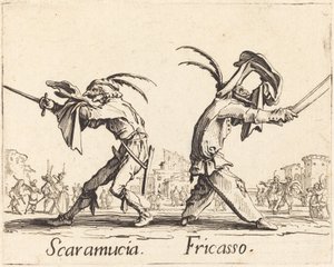 Scaramuccia e Fricasso da Jacques Callot