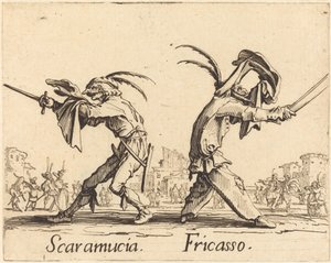 Scaramuccia e Fricasso da Jacques Callot