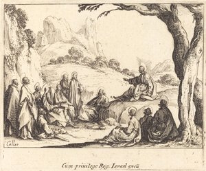 Il sermone sul monte da Jacques Callot