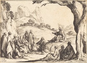 Discorso della Montagna da Jacques Callot