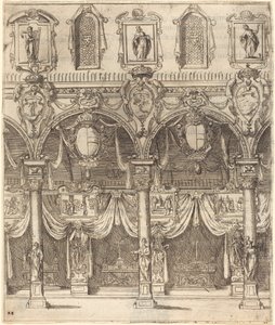 Navata laterale di San Lorenzo, Firenze da Jacques Callot