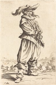 Soldato con cappello piumato