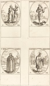 Santa Apollonia; San Guglielmo; Santa Scolastica; San Saturnino da Jacques Callot