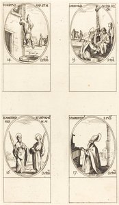 San Callisto; Santa Edvige; Santi Martiniano e Saturiano; San Florentino da Jacques Callot