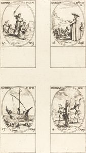 Santa Dympna, San Pellegrino, Santa Restituta, San Dioscoro da Jacques Callot