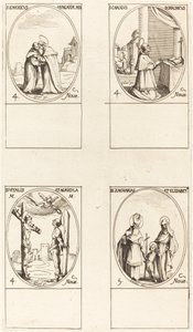 San Emerico; San Carlo Borromeo; San Vitale e Agricola; Santi Zaccaria ed Elisabetta da Jacques Callot