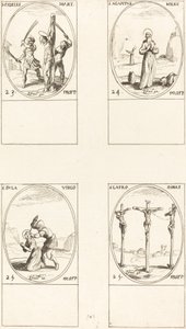 San Fidelis; San Agapetus; Santa Dula; San Latro Dimas da Jacques Callot
