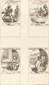San Giorgio; San Saba; San Marco, Evangelista; San Marcellino da Jacques Callot