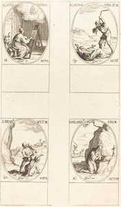 San Luca; San Luciano; Santa Irene; San Ilarione da Jacques Callot