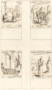 San Martino, San Trifone e compagni, San Renato, San Didaco da Jacques Callot