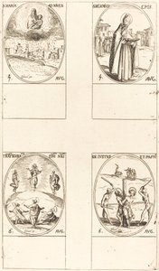 Santa Maria della Neve, San Memmio, Vescovo, La Trasfigurazione, Santi Giusto e Pastore da Jacques Callot