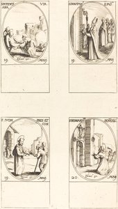 Santa Potenziana; San Dunstan; San Ivo; San Bernardino da Siena da Jacques Callot