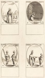 San Romarico; Santa Leocadia; Santi Menna e Ermogene; San Damaso da Jacques Callot