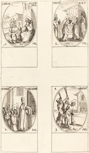 San Simeone Salus; La Visitazione; Deposizione dei vestiti della Vergine; San Iacinto da Jacques Callot