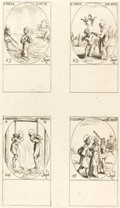 Santa Tecla; San Lino; Santi Andochio e Tirso; San Cleofa da Jacques Callot