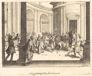 Lapidazione di Gesù da Jacques Callot