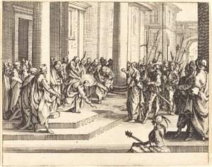 Lapidazione di Gesù da Jacques Callot