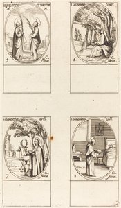 Santi Filoteo e Teotimo, San Leonardo, San Florentino, San Goffredo da Jacques Callot