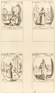 Santi Simone e Giuda, Apostoli; San Narciso; San Marcello; San Quintino da Jacques Callot