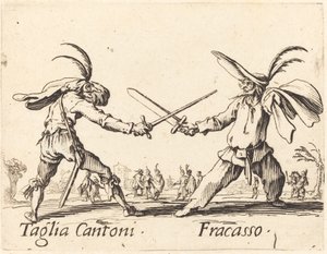 Taglia Cantoni e Fracasso da Jacques Callot