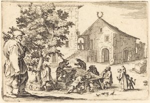 Taverna, c. 1622 da Jacques Callot