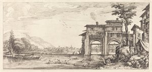 I bagnanti, probabilmente c. 1630 da Jacques Callot