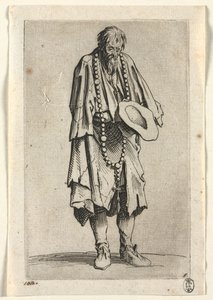 I mendicanti: Mendicante con rosario da Jacques Callot