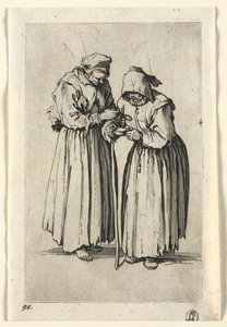 I mendicanti: Due donne mendicanti da Jacques Callot