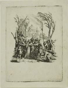 Il Tradimento, dalla Piccola Passione da Jacques Callot