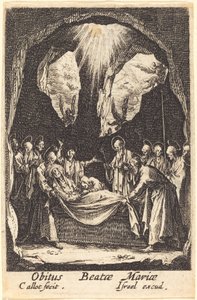 La sepoltura della Vergine da Jacques Callot