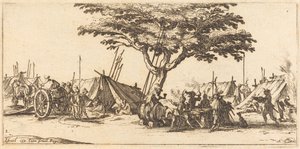 Il campo, c. 1633 da Jacques Callot