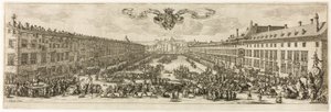 La Carrière, o Rue Neuve, a Nancy da Jacques Callot