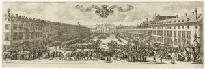 La Carrière, o Rue Neuve, a Nancy da Jacques Callot
