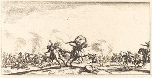 Il Combattimento di Cavalleria con Pistole da Jacques Callot