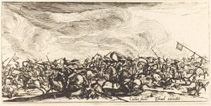 Il combattimento di cavalleria con spade da Jacques Callot